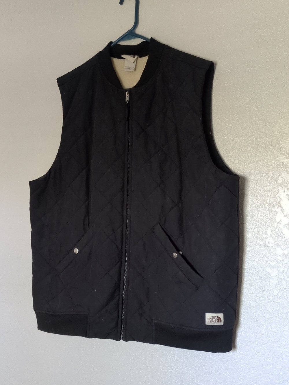 The North Face Black Quilted Men's Vest Xl